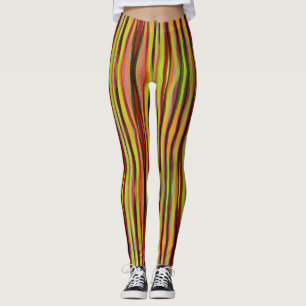 Legging Na moda com uma perna dura com um Ajustado superio