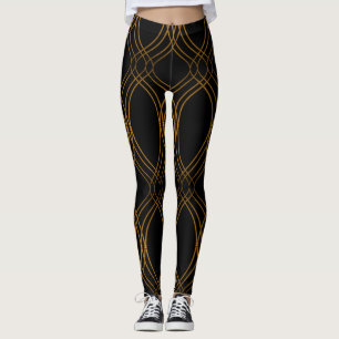 Legging Na moda de luxo