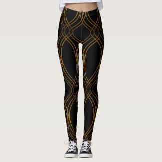 Legging Na moda de luxo
