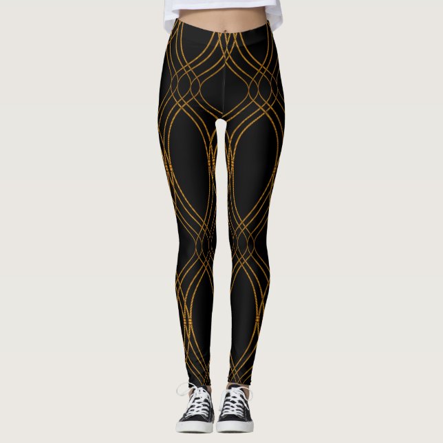 Legging Na moda de luxo (Frente)