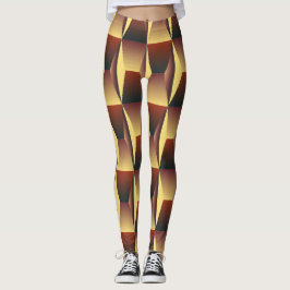 Legging Na moda de padrão - Elegante moderno geométrico