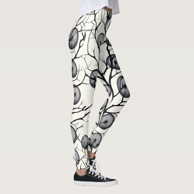 Legging Na moda e Tecido confortável e estressante 4 (Direita)