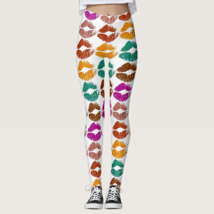 Legging Na moda Lábios coloridos nº 22