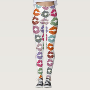 Legging Na moda Lábios coloridos nº 27