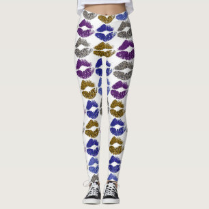 Legging Na moda Lábios coloridos nº 40
