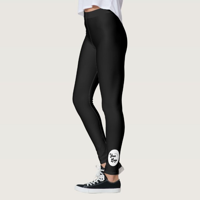 Legging Na moda mínimo de logotipo de negócios em círculo  (Esquerda)