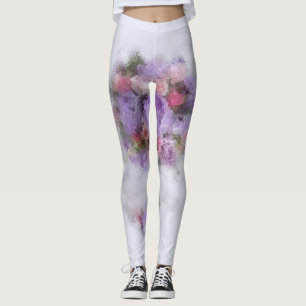 Legging Na moda Modelo moderno Elegante azul púrpura azul 