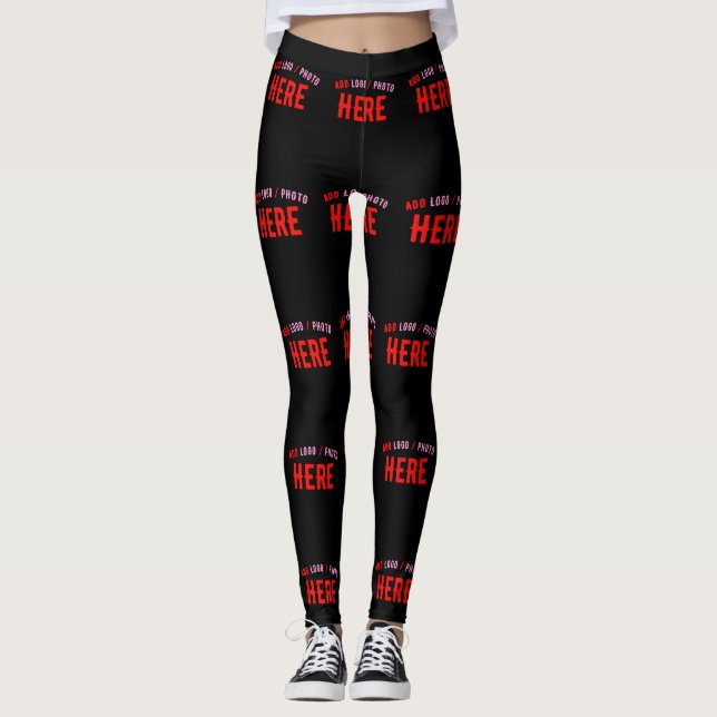 LEGGING NA MODA MODERNO PERSONALIZÁVEL NEGRO VERIFICADO CO (Frente)