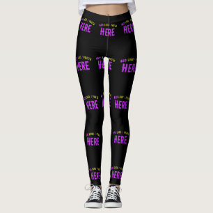 LEGGING NA MODA MODERNO PERSONALIZÁVEL NEGRO VERIFICADO CO