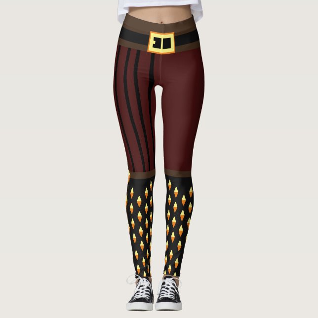 Legging Na moda Pirate Halloween Costume (Frente)