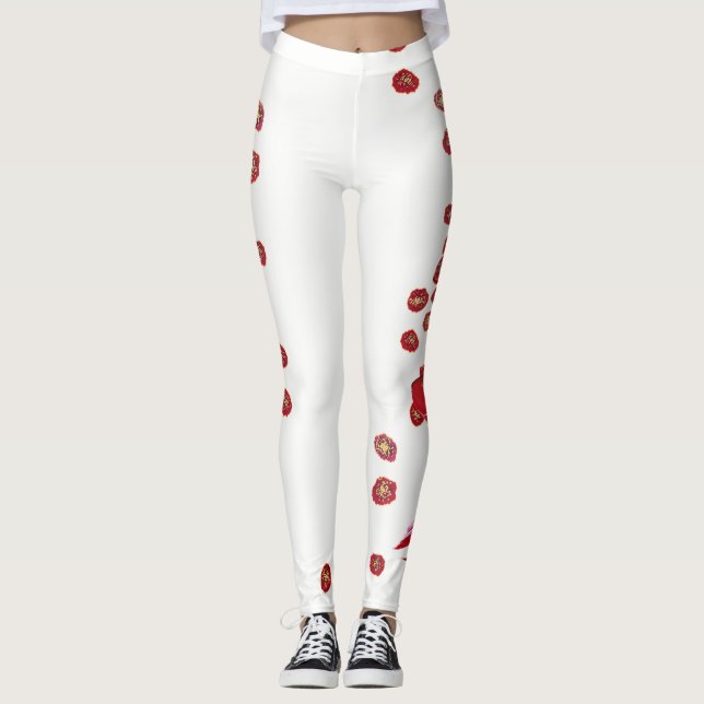 Legging Nadar no vermelho (Frente)