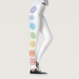 Legging Namaste Rainbow Colour Chakras
