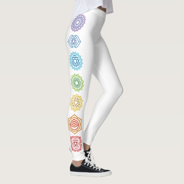 Legging Namaste Rainbow Colour Chakras (Direita)