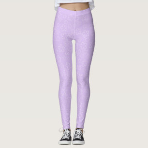 Legging Namoradas de Na moda de Lilac Cherry Blossom