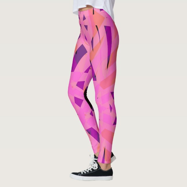 Legging Namorados de Exercício de Malhação de Yoga Púrpura (Esquerda)