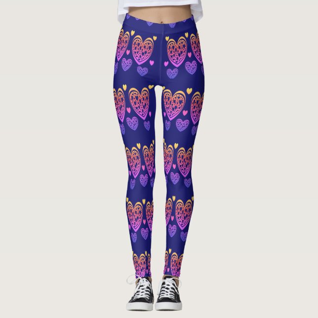 Legging Namorados doce/Ajustado de compactação (Frente)