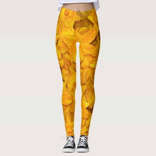 Legging Narcissus Flowers (Frente)