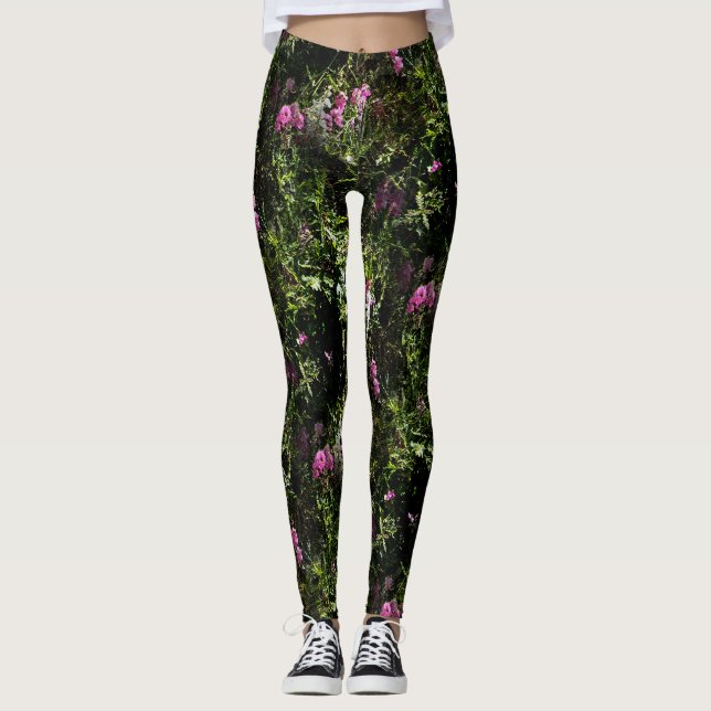 Legging Nas montanhas onde os doces ervilhas crescem.... (Frente)