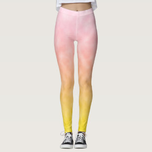 Legging Nascer do sol em céus de algodão doce