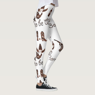 Legging Nascer Russo De Ser Vaqueiro Selvagem