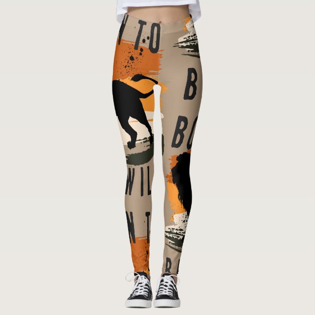 Legging Nascer selvagem (Frente)