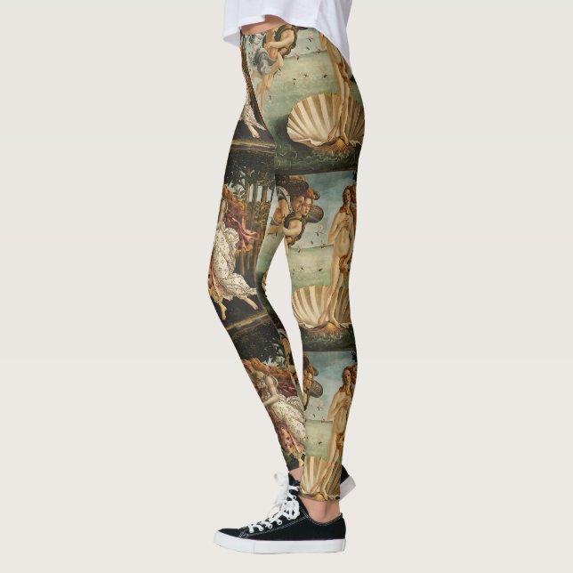 Legging Nascimento de Venus por Sandro Botticelli (Esquerda)