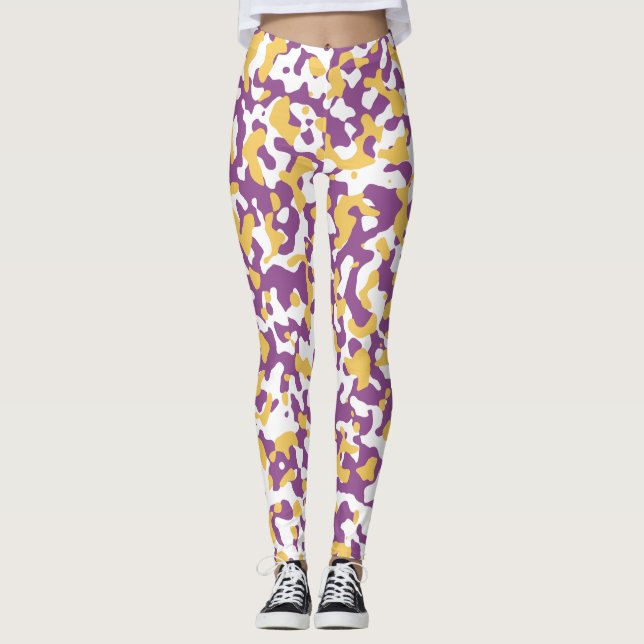 Legging Nata, Strikemaster, Roxo, Rosa, Branco, Camo (Frente)