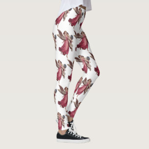 Legging Natais vintages, Anjo Guardião Vitoriano