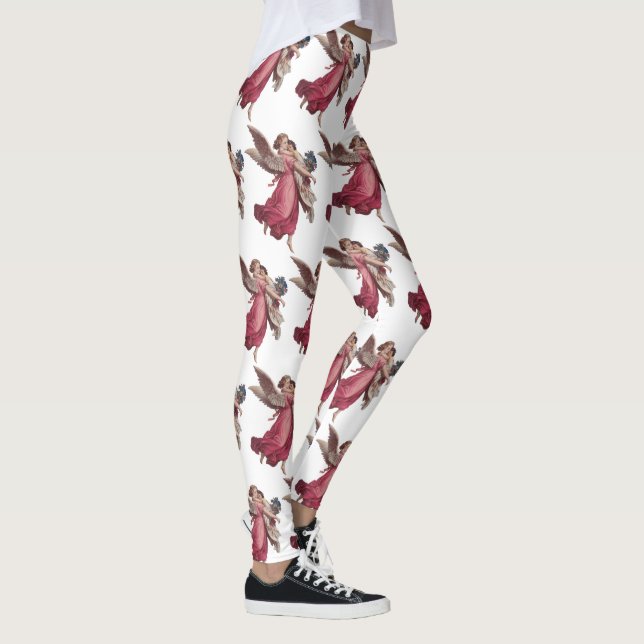 Legging Natal Antigo, Anjo da Guarda Vitoriano (Direita)