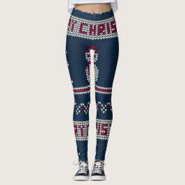 Legging Natal das Leggins, | Pernas de Natal para senhoras