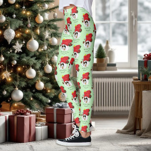Legging Natal estocando o doce Calico Kitten