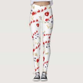 Legging Natal mágico de luxo Mikitiez