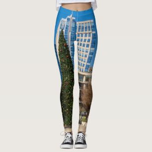 Legging Natal no Centro de Dallas