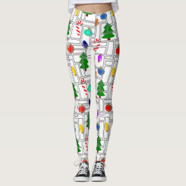 Legging Natal picado