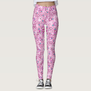 Legging Natal Rosa