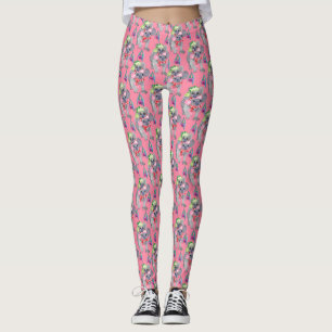 Legging Natal Rosa da Família Koala