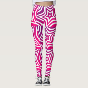 Legging Natal rosa de outubro em julho