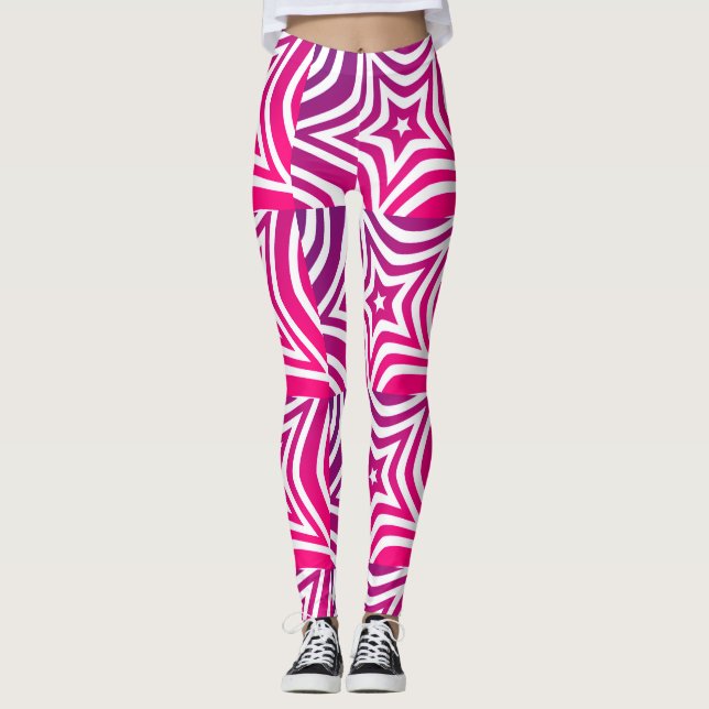 Legging Natal rosa de outubro em julho (Frente)