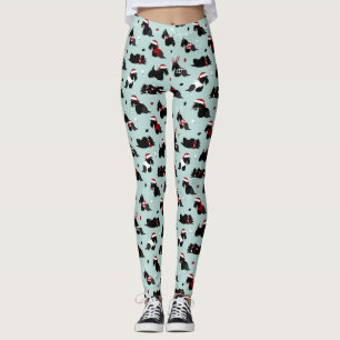 Legging Natal - Scottish Terrier Blue