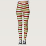 Legging Natal Verde, Branco e Vermelho<br><div class="desc">Capa de Papai noel Verde, Branco e Vermelho, Elf Gold Foil Striped Holiday Leggings são perfeitos para vestir a uma festa de Natal por si só ou sob uma fantasia. As calças de exercícios de performance de Férias também são perfeitas para uma mulher que ama correr.</div>
