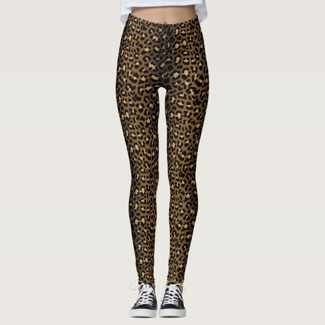 Legging Nature Amadurece Impressão Animal Leopardo Punk (Frente)