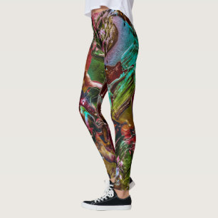 Legging Natureza Inspire Paint Splatter Abstrato