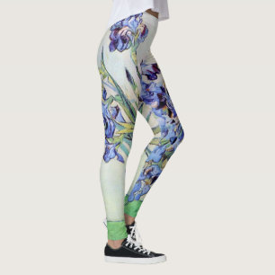 Legging Natureza-morta com Íris em Vaso por Vincent van Go