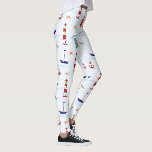 Legging Náutica Simples e Divertida