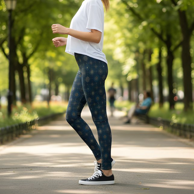 Legging Nautical Compass Rose (Criador carregado)