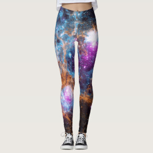 Legging Nebulosa de Lagosta - Terra Maravilha Cósmica de
