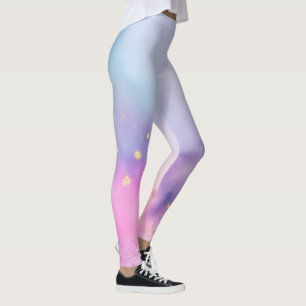 Legging Nebulosa do Pastel Glitter