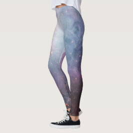 Legging Nebulosa Orion Astronomia azul marrom bege céu est