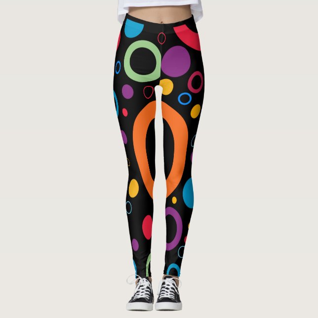 Legging Negrito e Colorido (Frente)