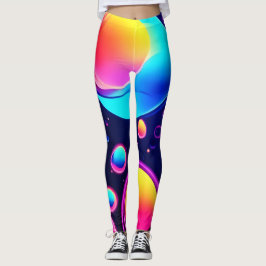 Legging Neon Bubble Universe